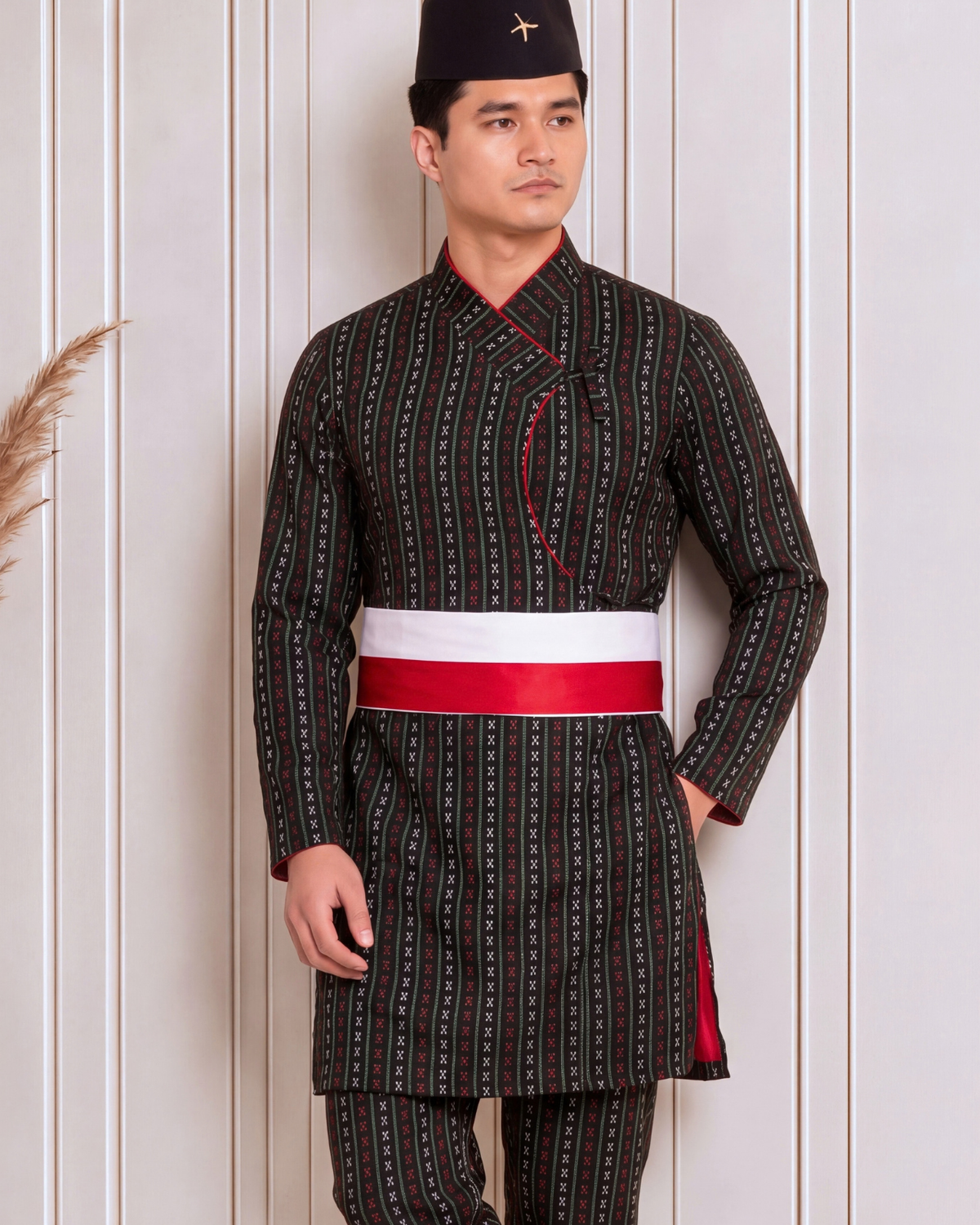 Nepali Mens Wearing Daura Suruwal for Boutique Nepal In Australia