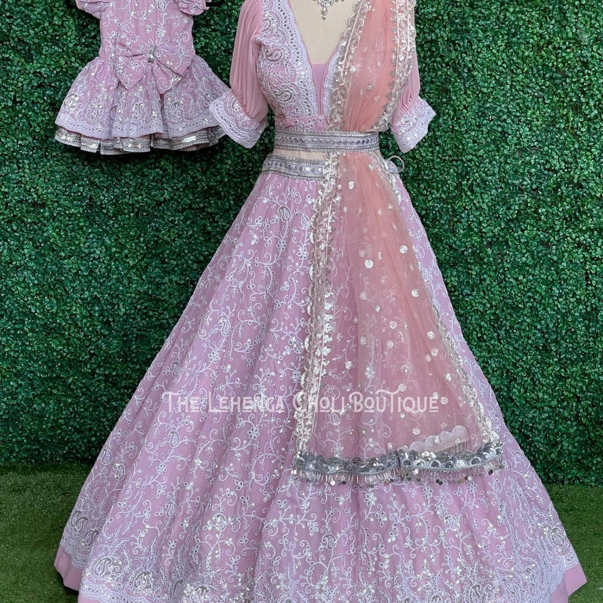 Lehenga Choli Mother Girl Dress Mother Daughter Lehenga Set  Boutique Nepal