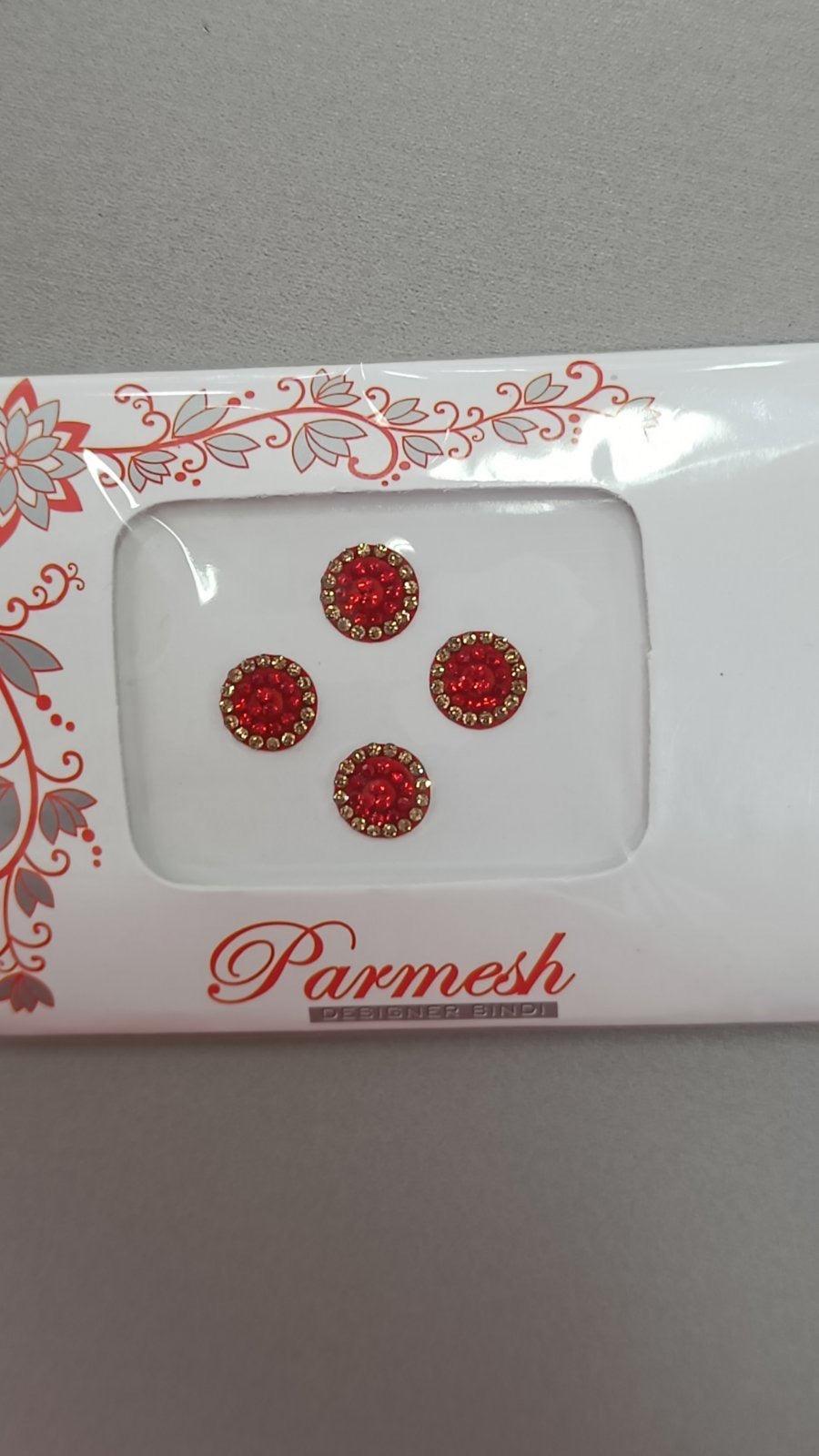 Medium Size Red Bindi Tika - Boutique Nepal