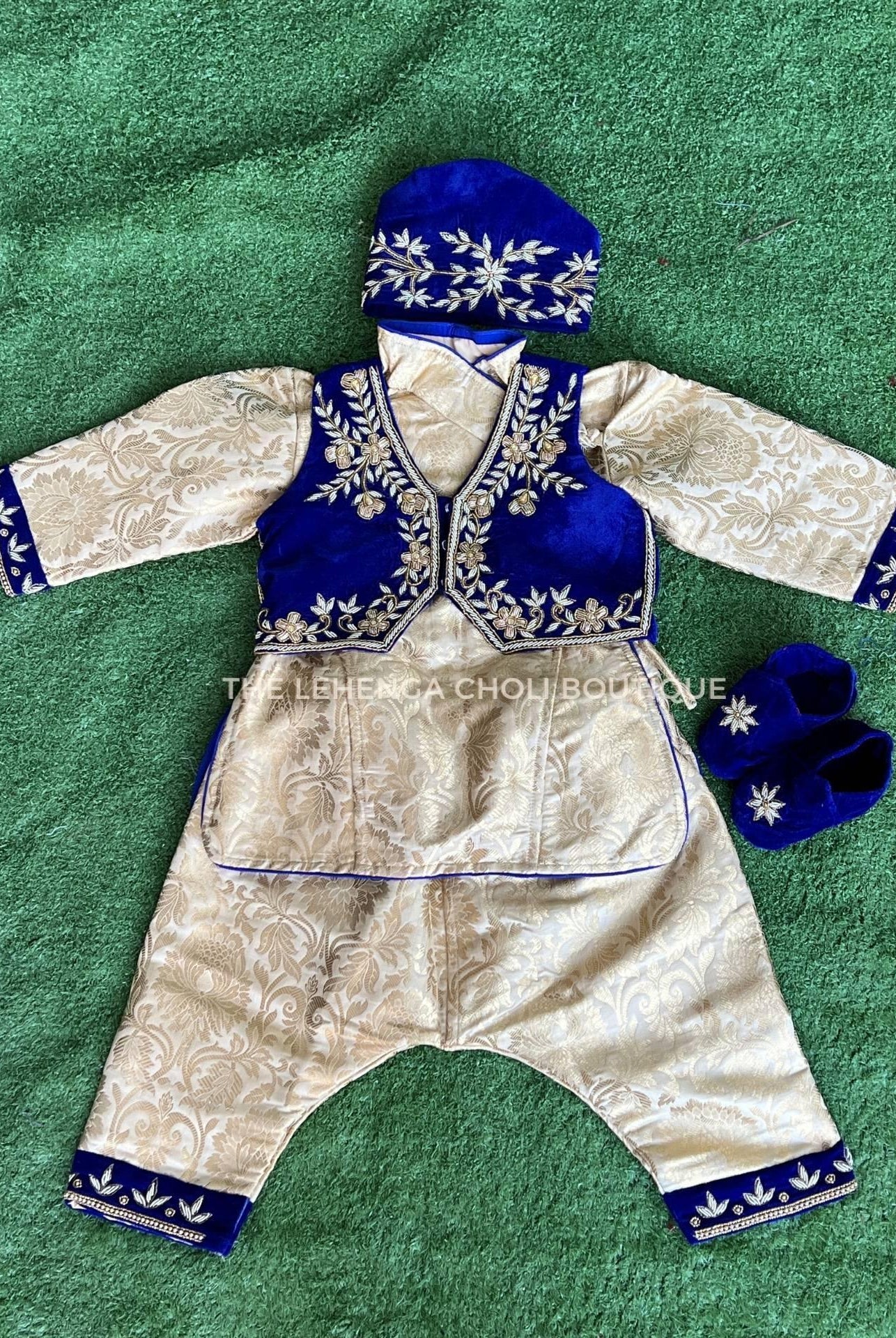 Blue Boy Pasni Dress - Boutique Nepal