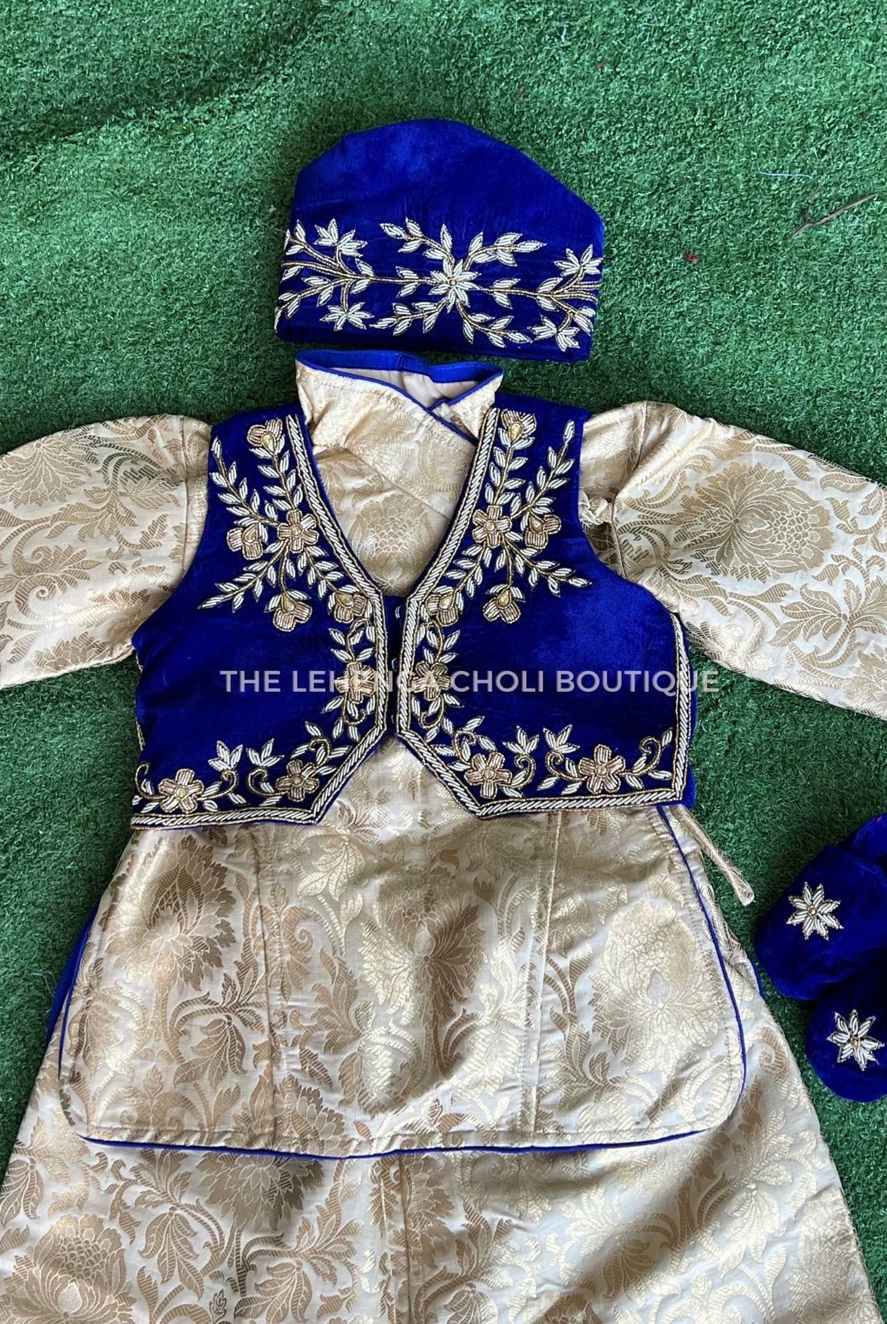 Blue Boy Pasni Dress - Boutique Nepal