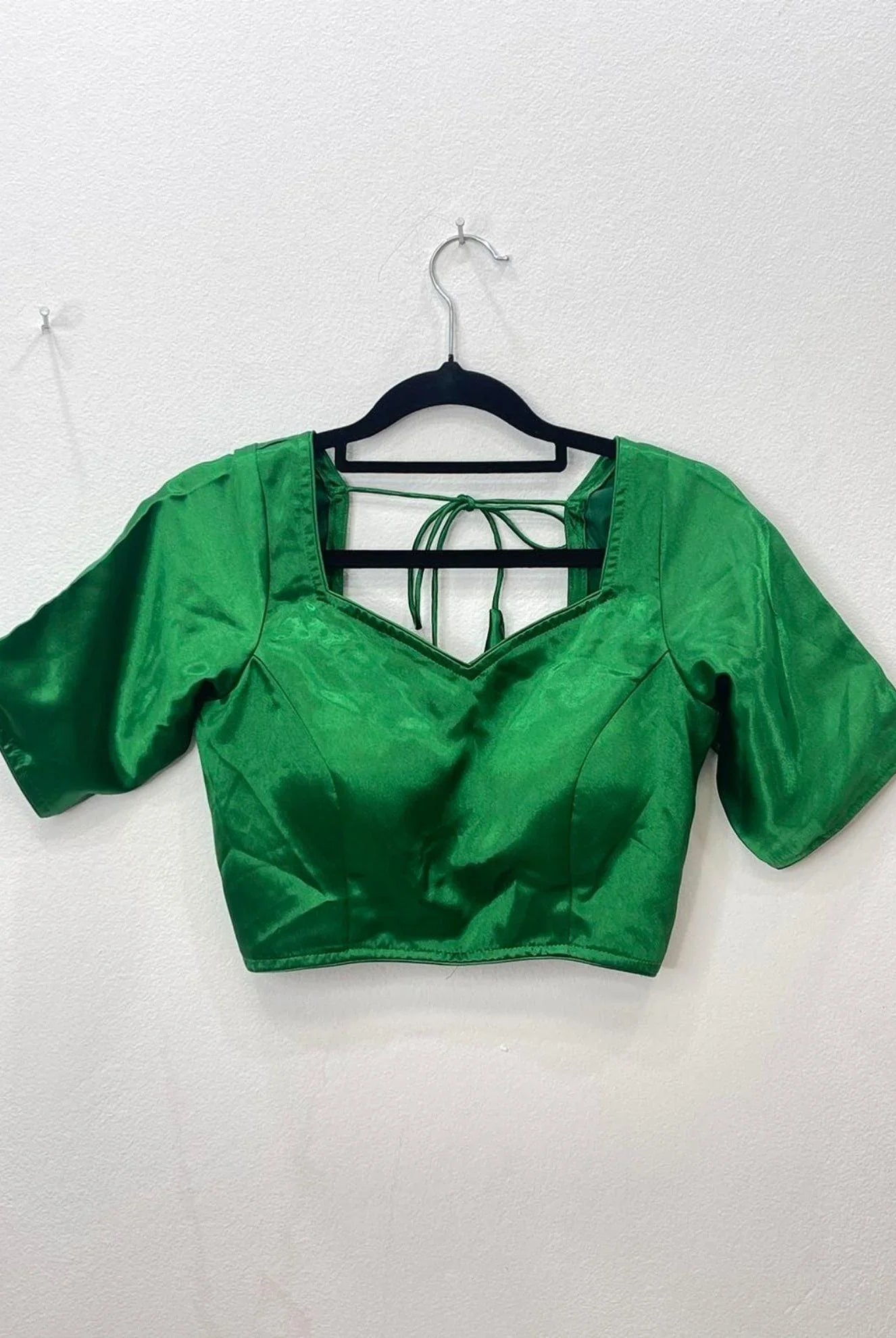 Green Tass Blouse - Boutique Nepal