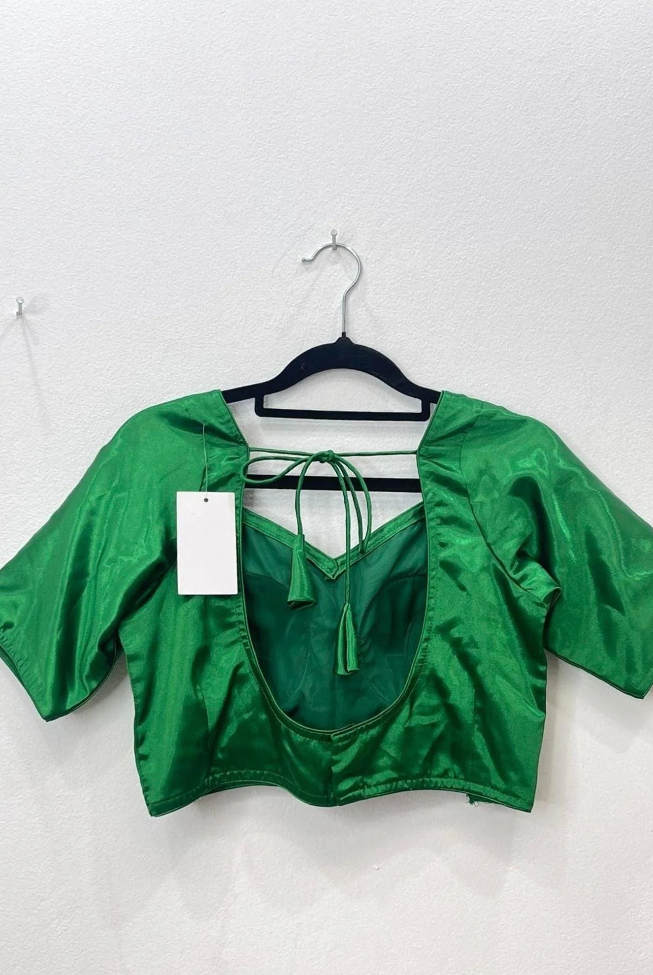 Green Tass Blouse - Boutique Nepal