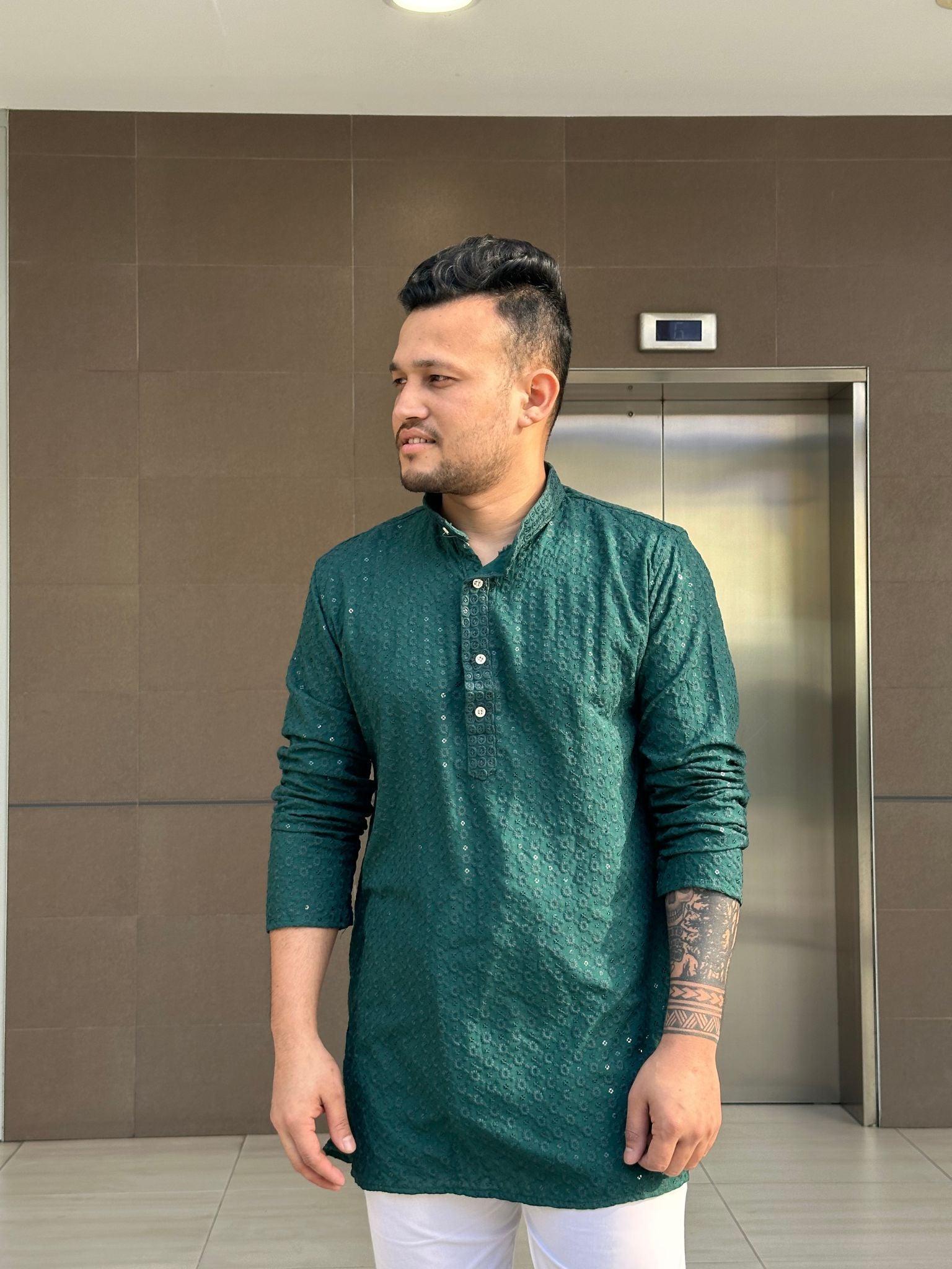 Men's Kurta Top - Boutique Nepal Australia
