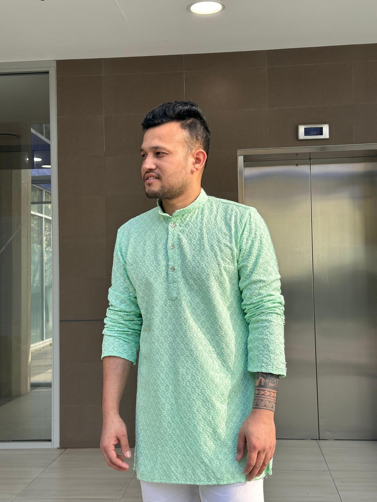 Men's Kurta Top - Boutique Nepal Australia