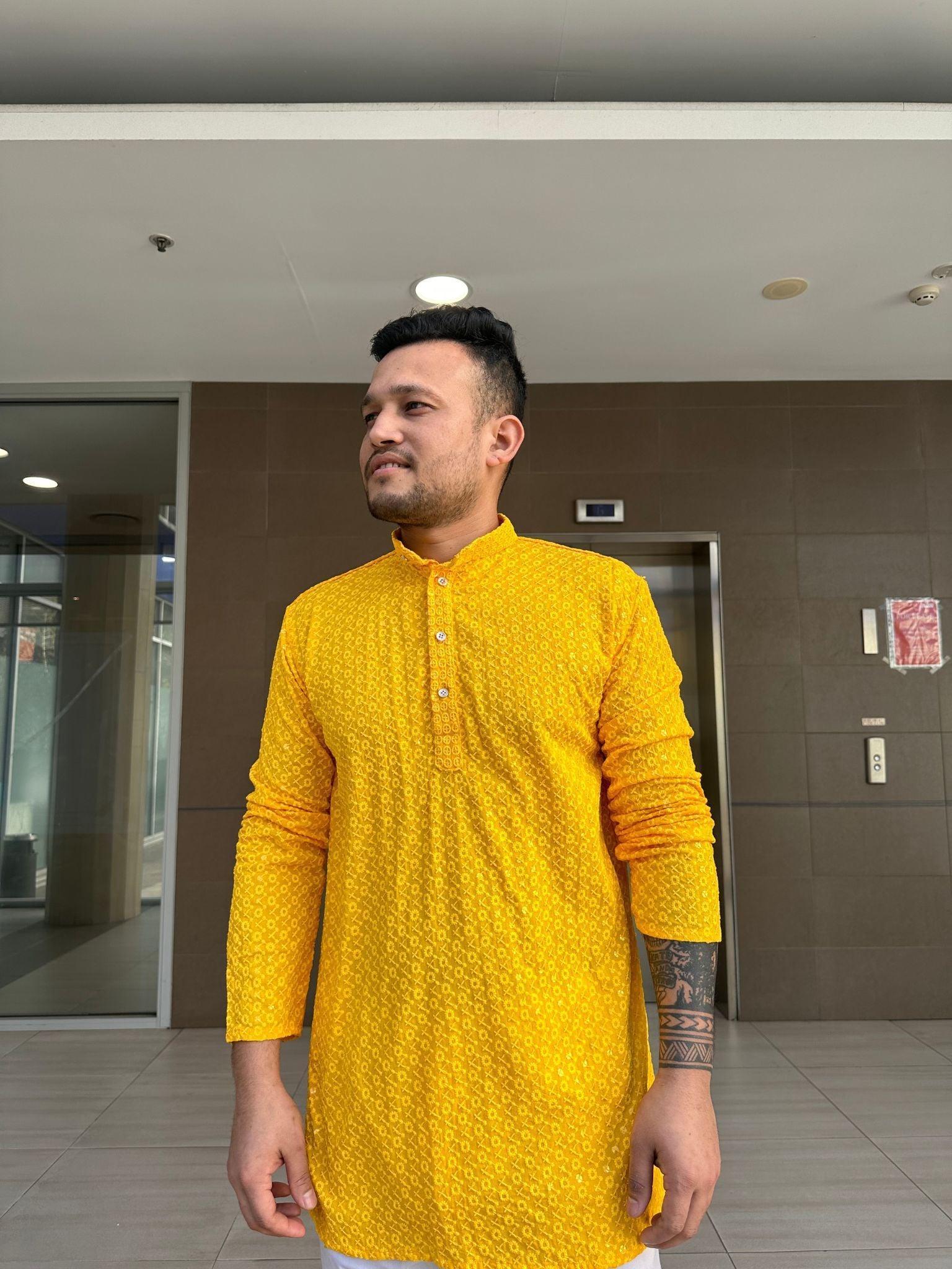Men's Kurta Top - Boutique Nepal Australia