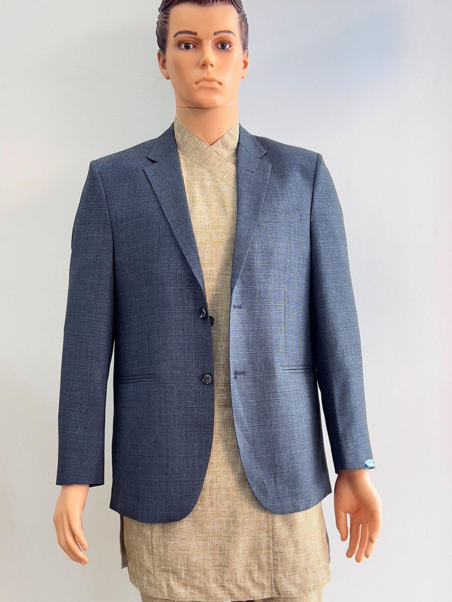 Mens Blazer In Charcol Color - Boutique Nepal