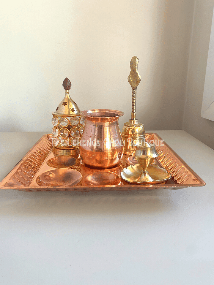 Modern Everyday Puja Set - Boutique Nepal