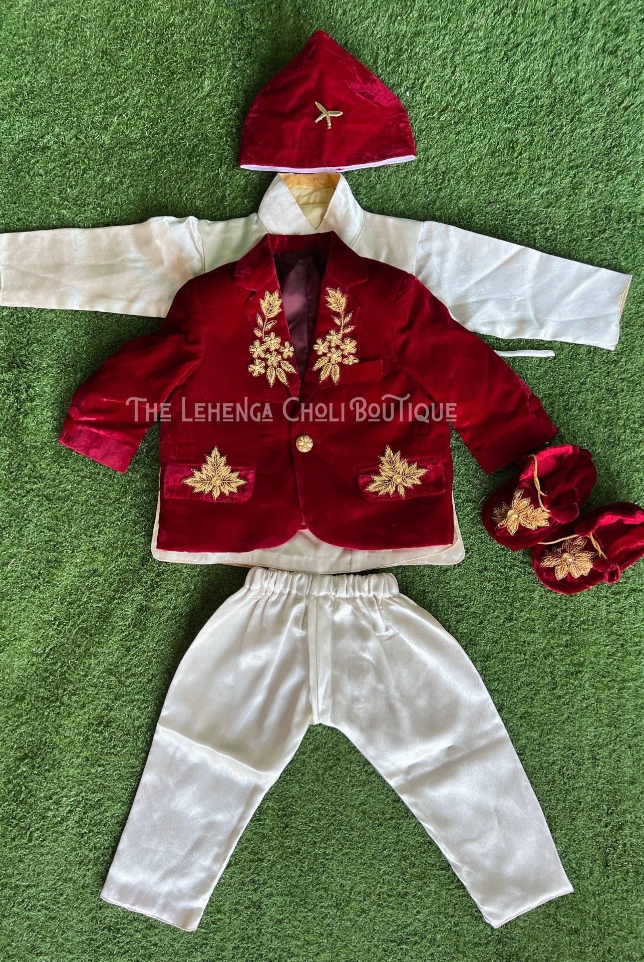 Pasni Dress For Baby Boy - Boutique Nepal