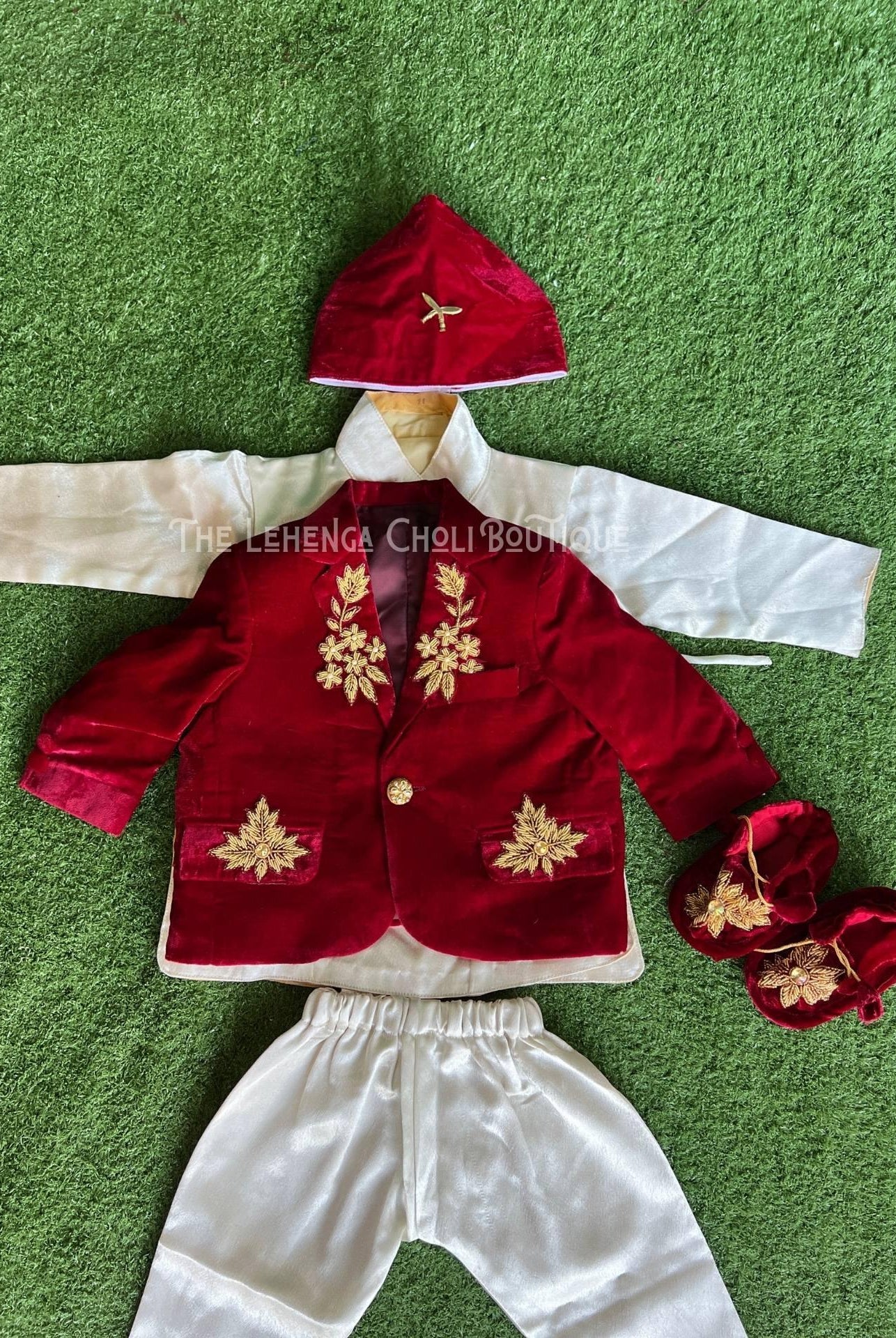 Pasni Dress For Baby Boy - Boutique Nepal