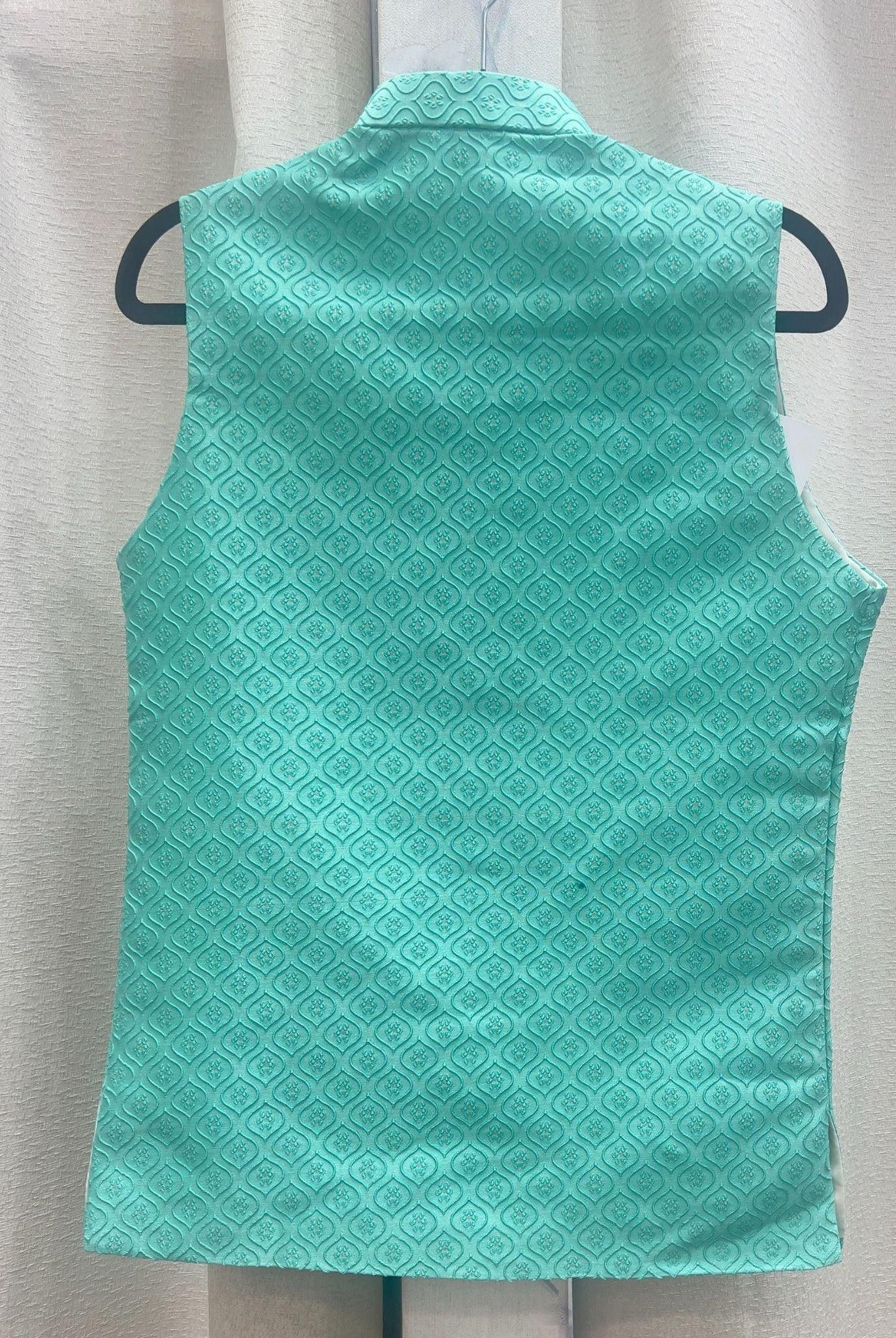 SkyblueWaistcoat - Boutique Nepal