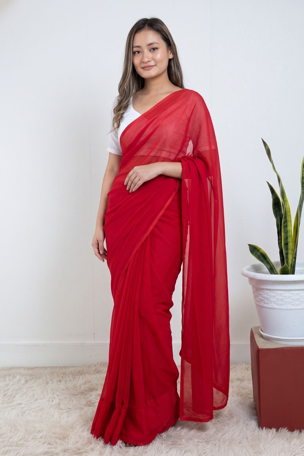 Pre-Draped Saree