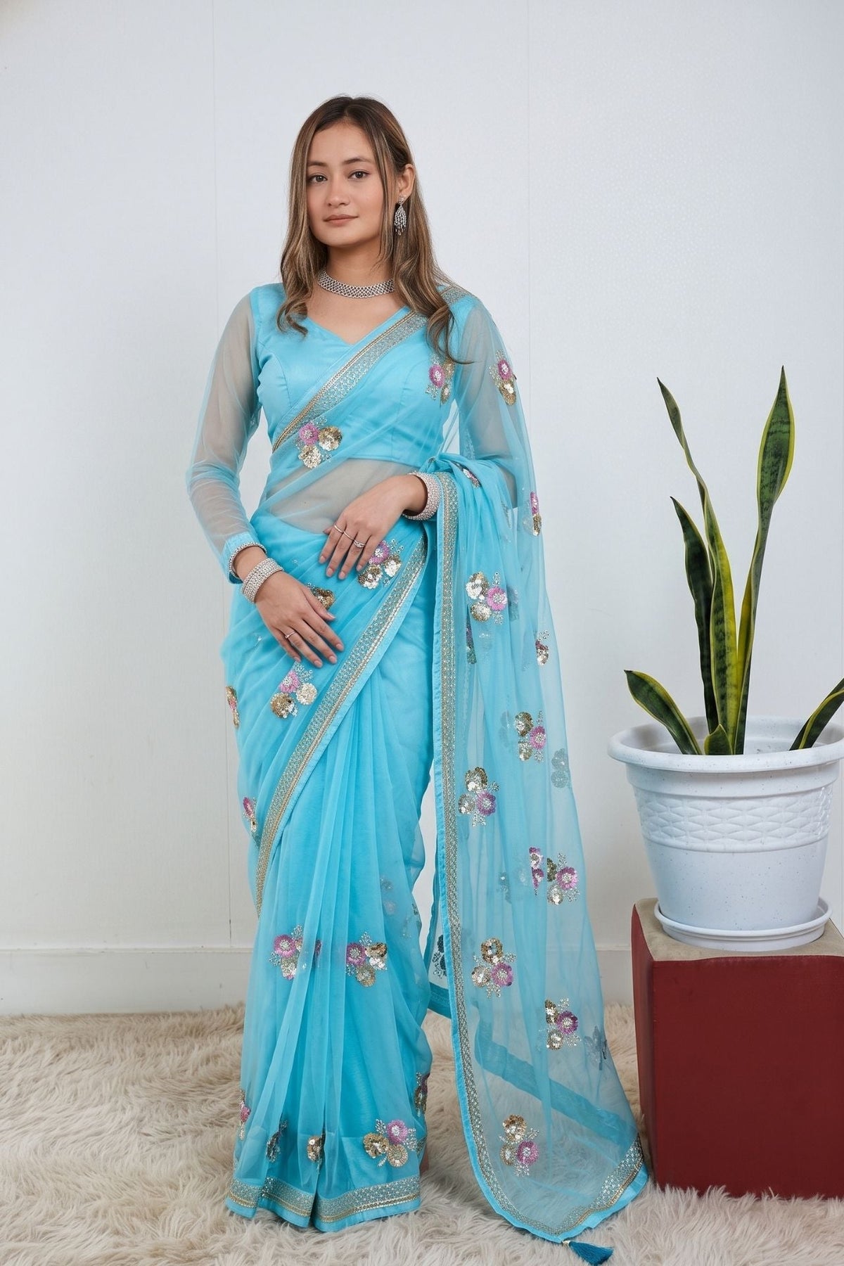 Georgette Sarees - Boutique Nepal Au