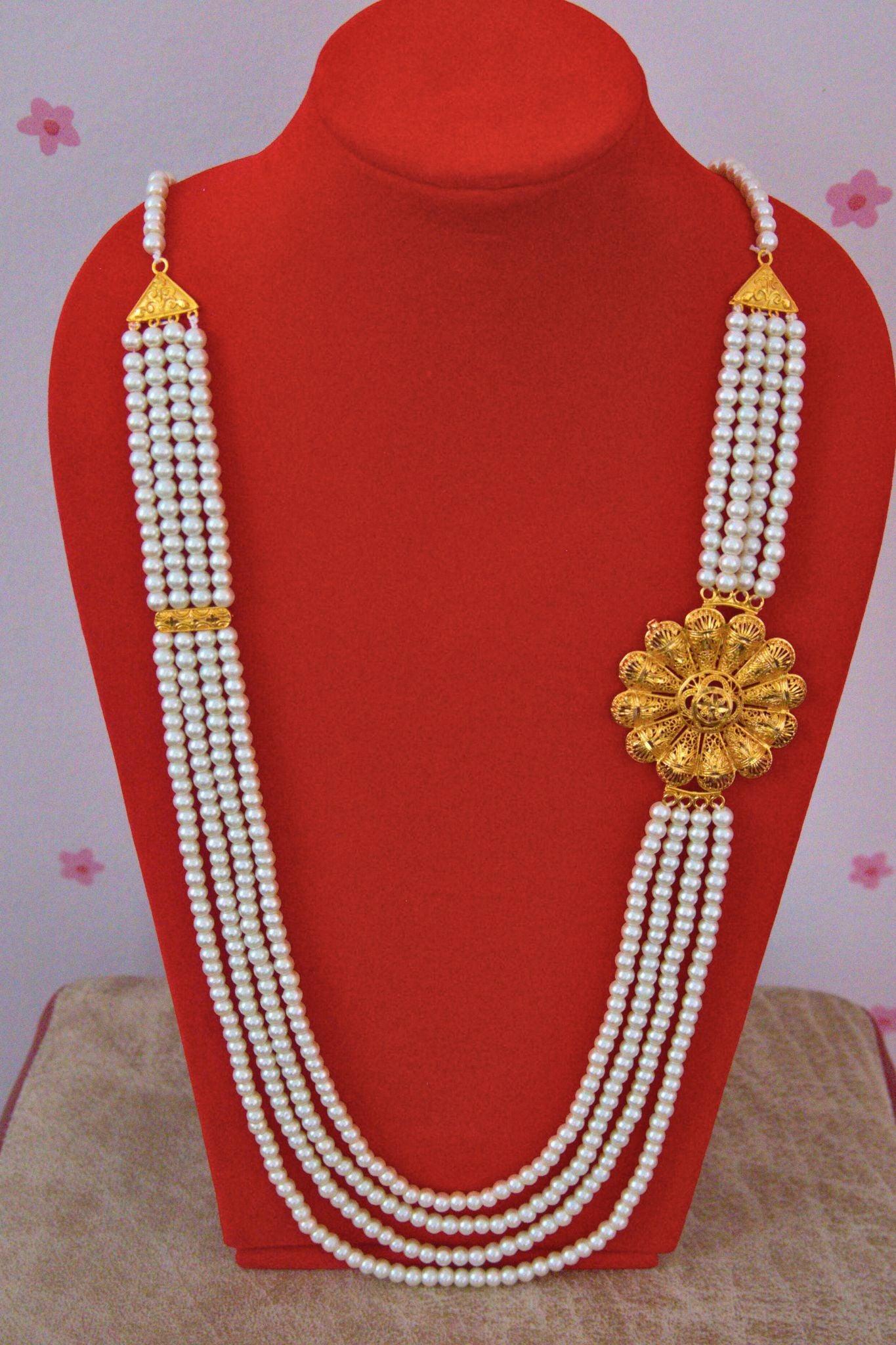 Mens Pearl Mala