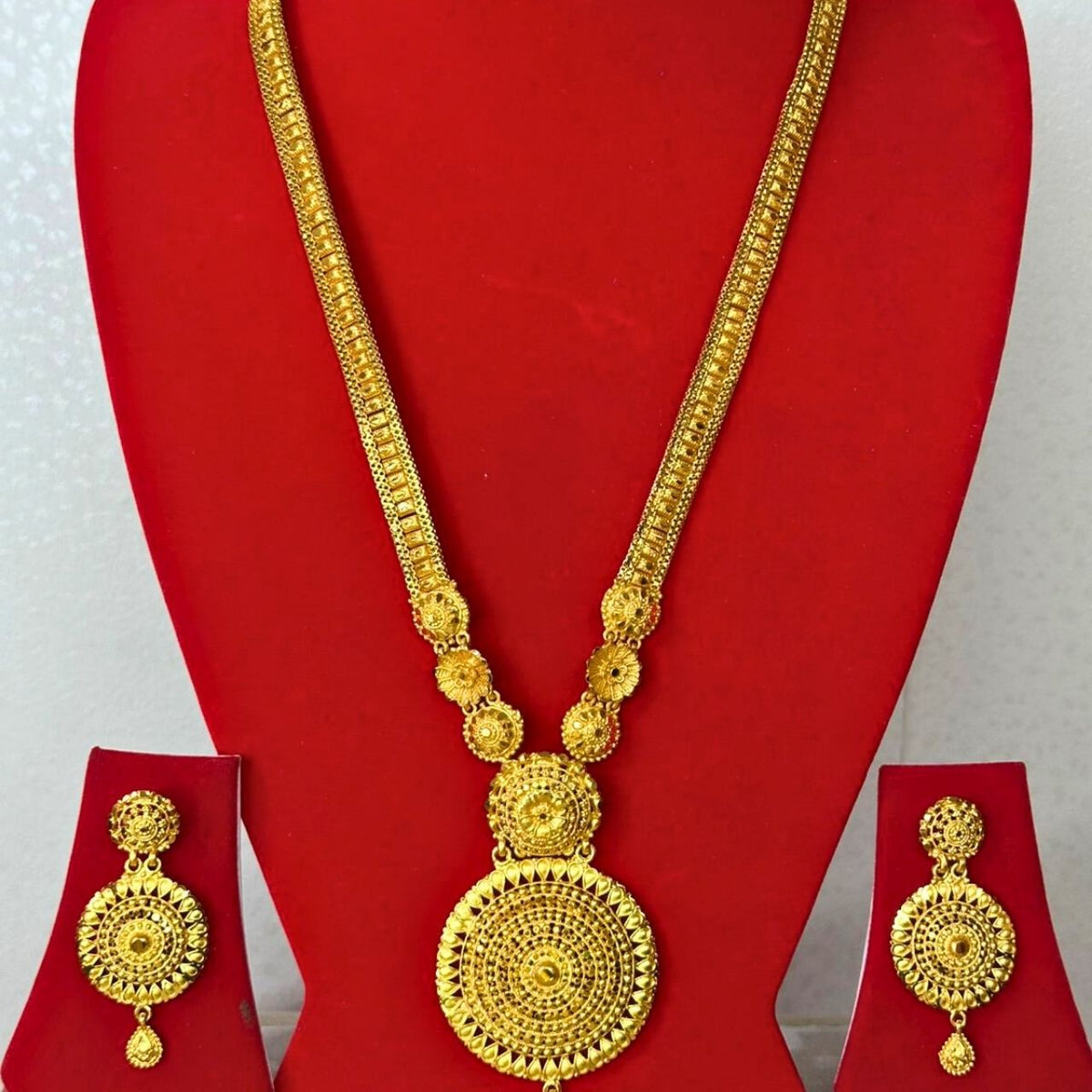 Heavy Gold-Plated Rani Haar Set – Boutique Nepal