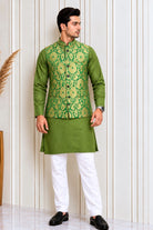 Parrotgreen Nehru Jacket