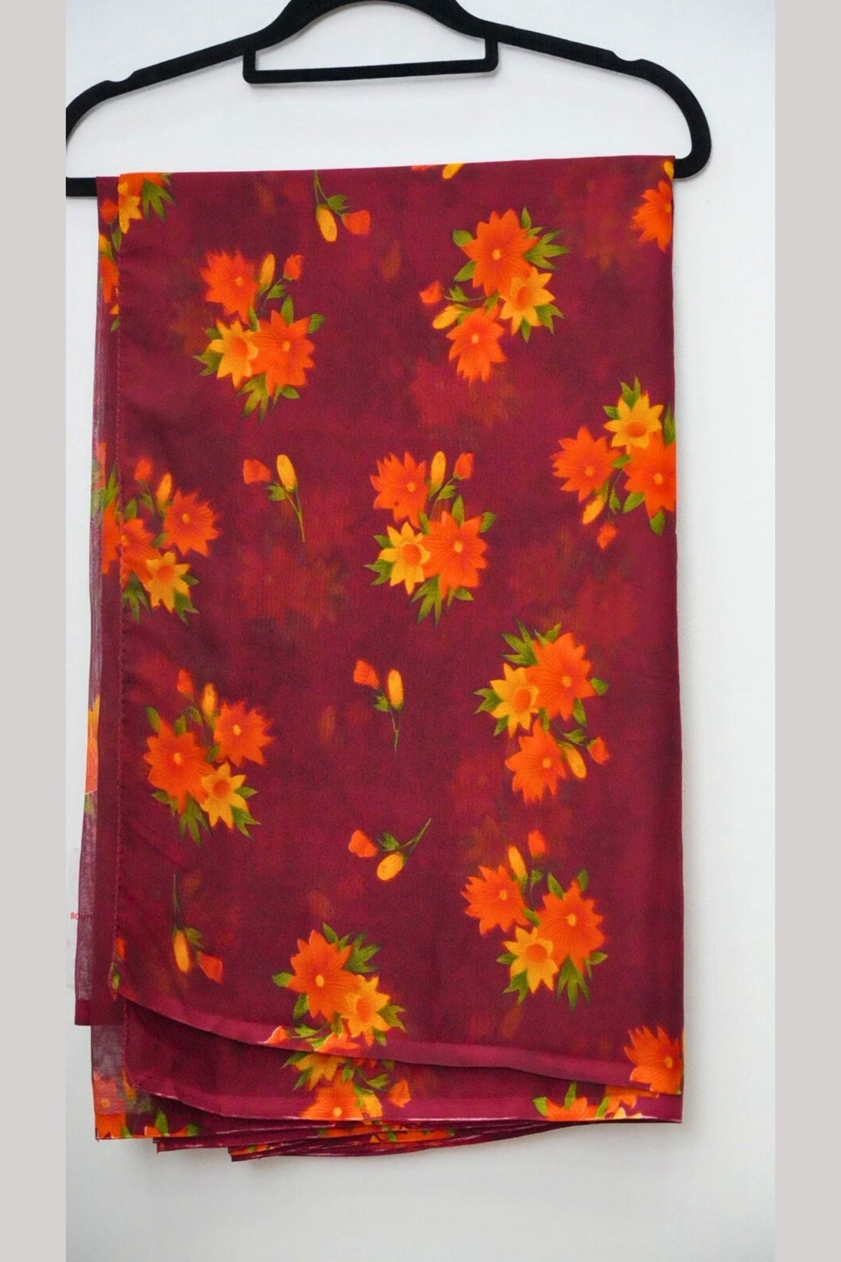 Laxmi Pooja Sowbhagya Pack - Bold Floral Georgette - Pattern 3