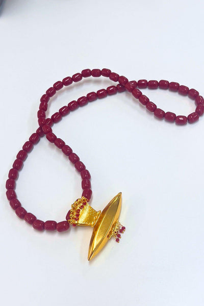 Gold Plated Muga Mala