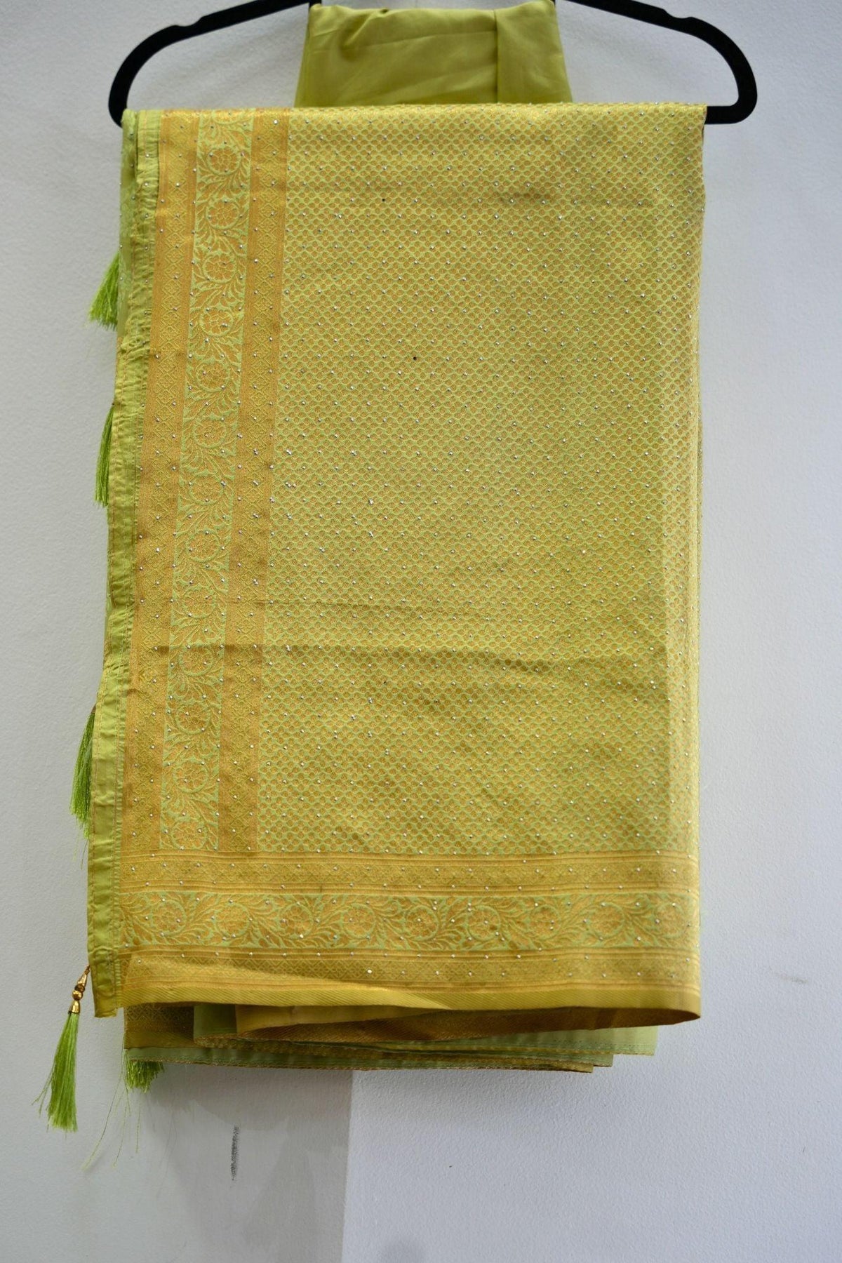 Sister Gift Pack - Banarasi Sitara Silk - Light Green