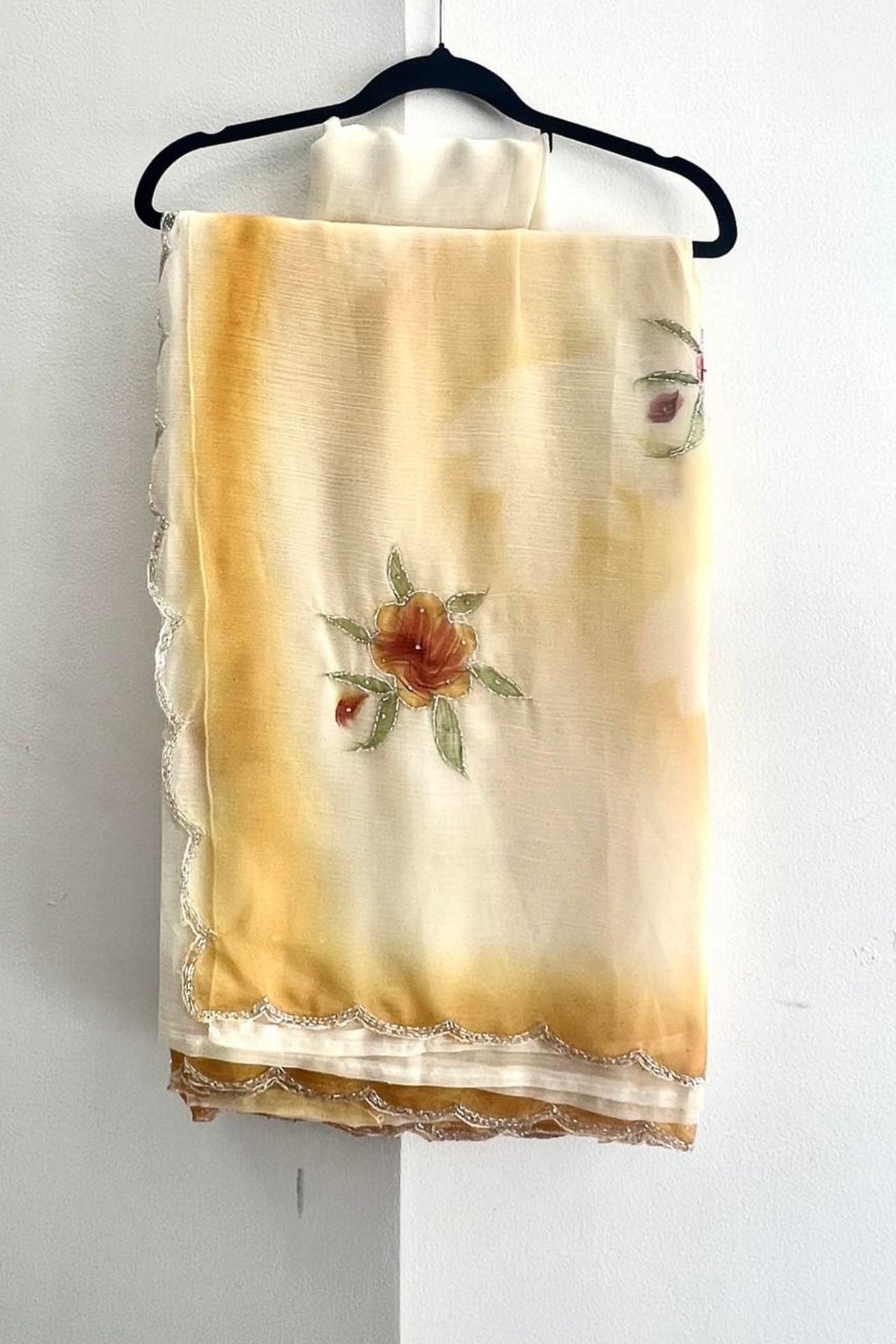 Sister Gift Pack - Zari Floral Chiffon - Design 2
