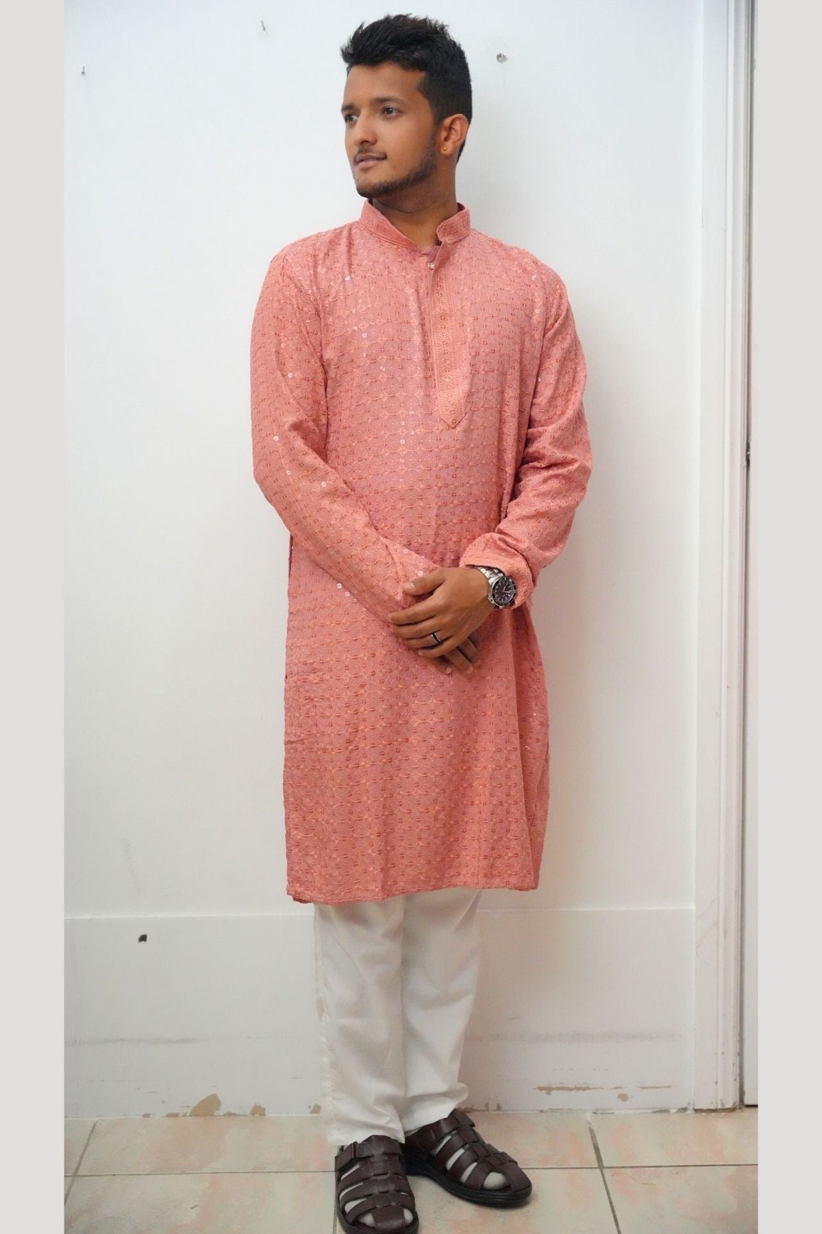 Bhaitika Gift Box - Onion Pink kurta