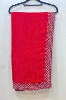 Sister Gift Pack - Fendi Silk Stone Work - Red