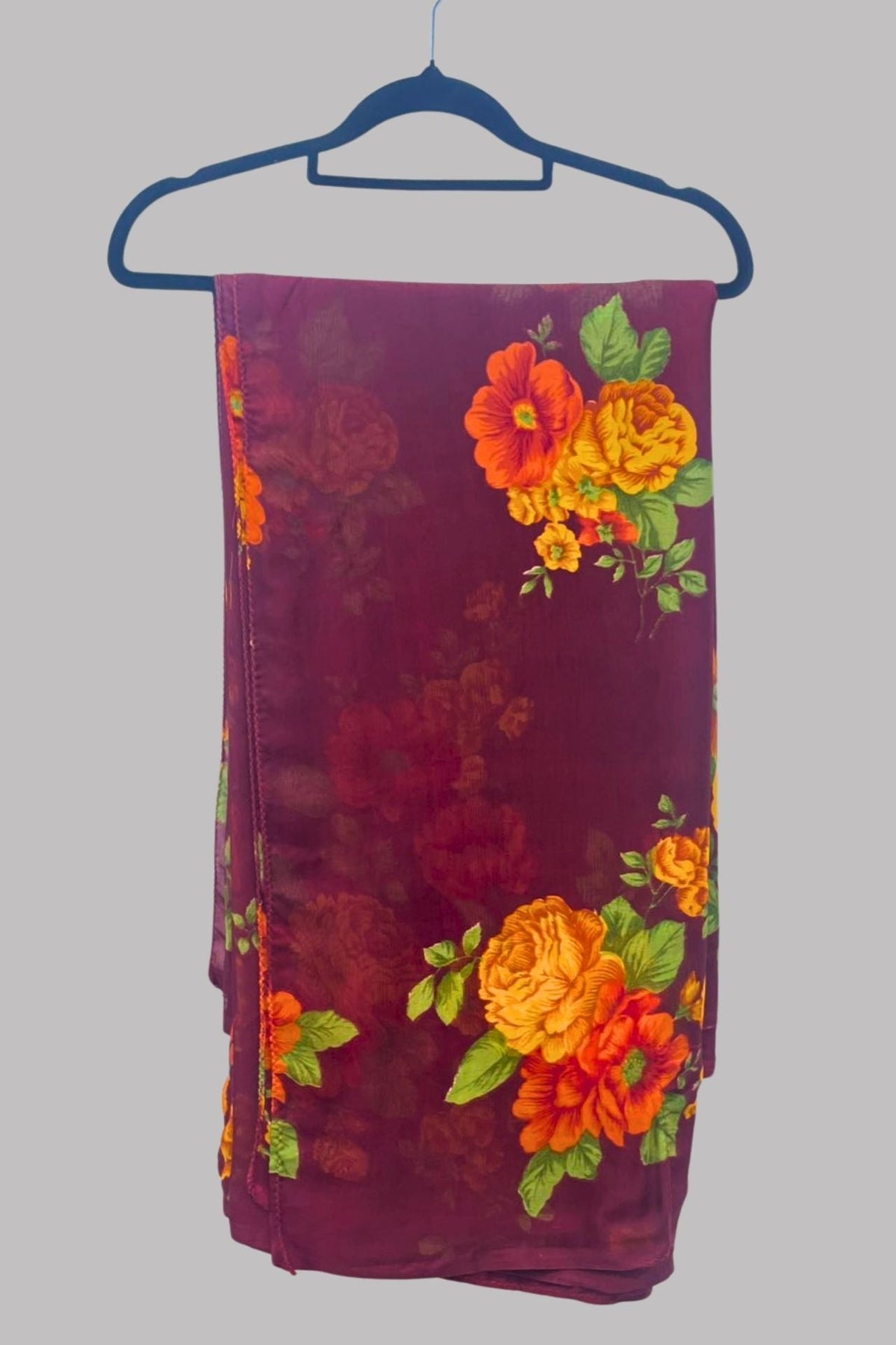 Laxmi Pooja Sowbhagya Pack - Bold Floral Georgette - Pattern 15