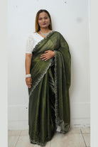Sister Gift Pack - Fendy Silk Stone Scallop - Olive Green