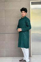 Bhaitika Gift Box - Green kurta