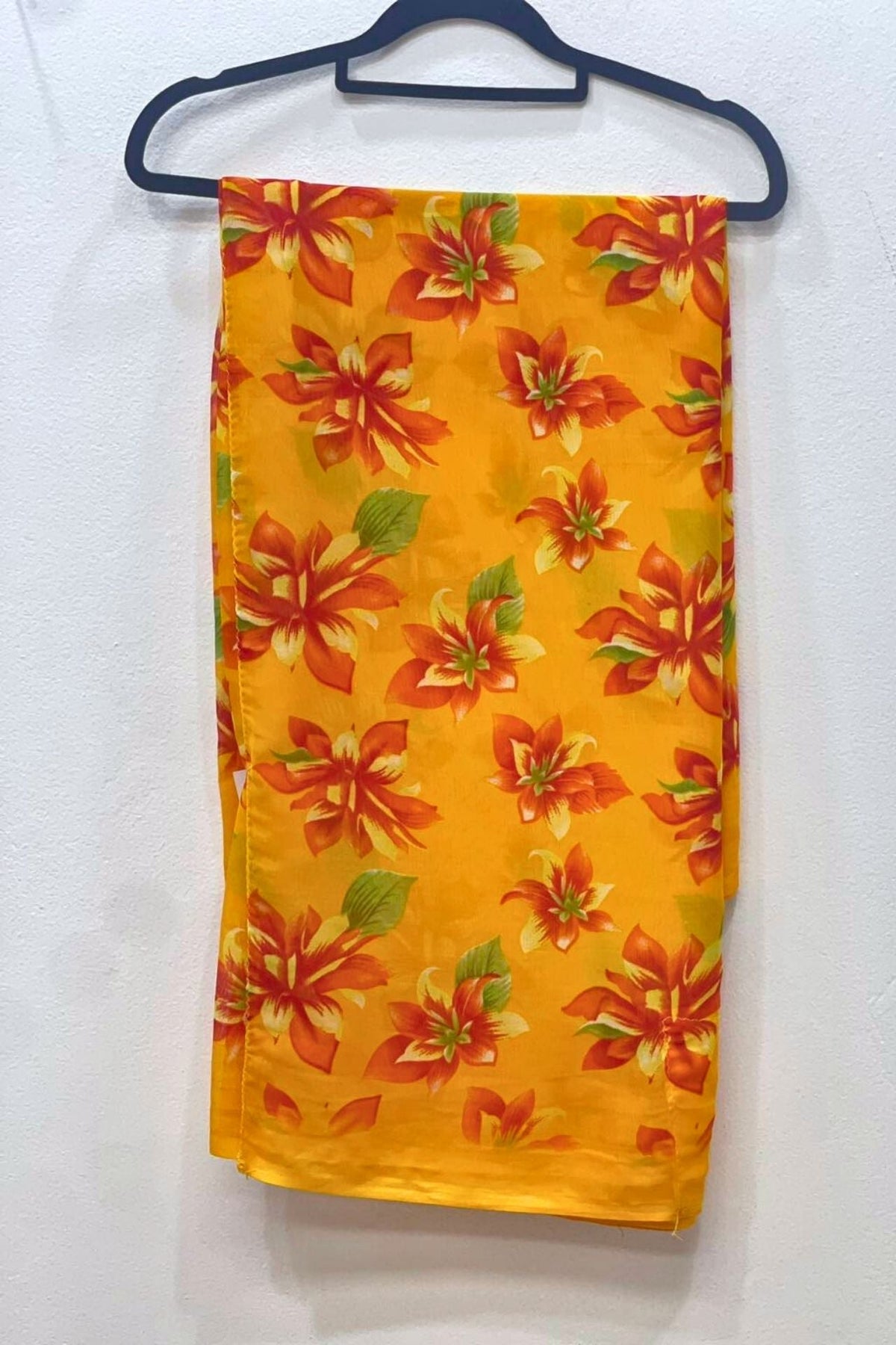 Laxmi Pooja Sowbhagya Pack - Bold Floral Georgette - Pattern 12