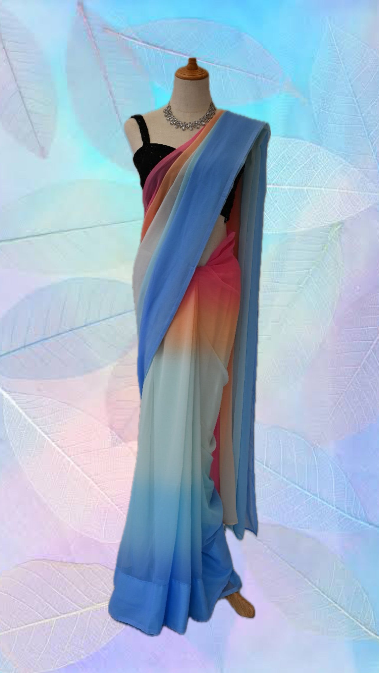 Plain Sarees With Designer Blouse Designs - 20 Beautiful Collection