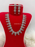 American Diamond Necklace and Jumki