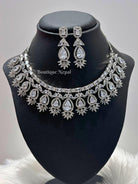 American Diamond Necklace Set - Boutique Nepal Au