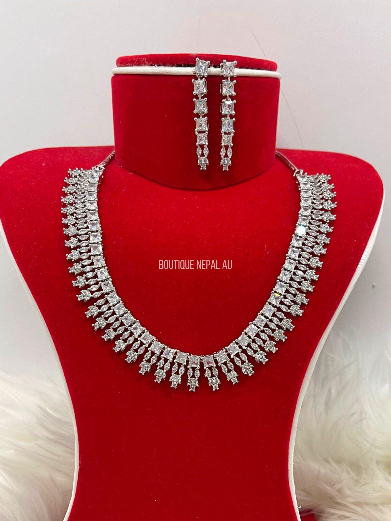 Simple american clearance diamond necklace