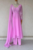 Baby Pink Anarkali Suit Set - Boutique Nepal