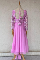 Baby Pink Anarkali Suit Set - Boutique Nepal