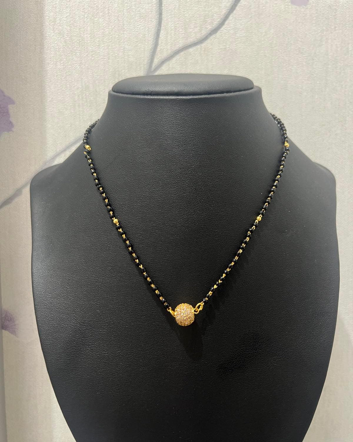 Ball Chain Mangalsutra Necklace - Boutique Nepal