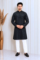 Black Mens Kurta  paijama