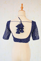 Blouse in NavyBlue - Boutique Nepal