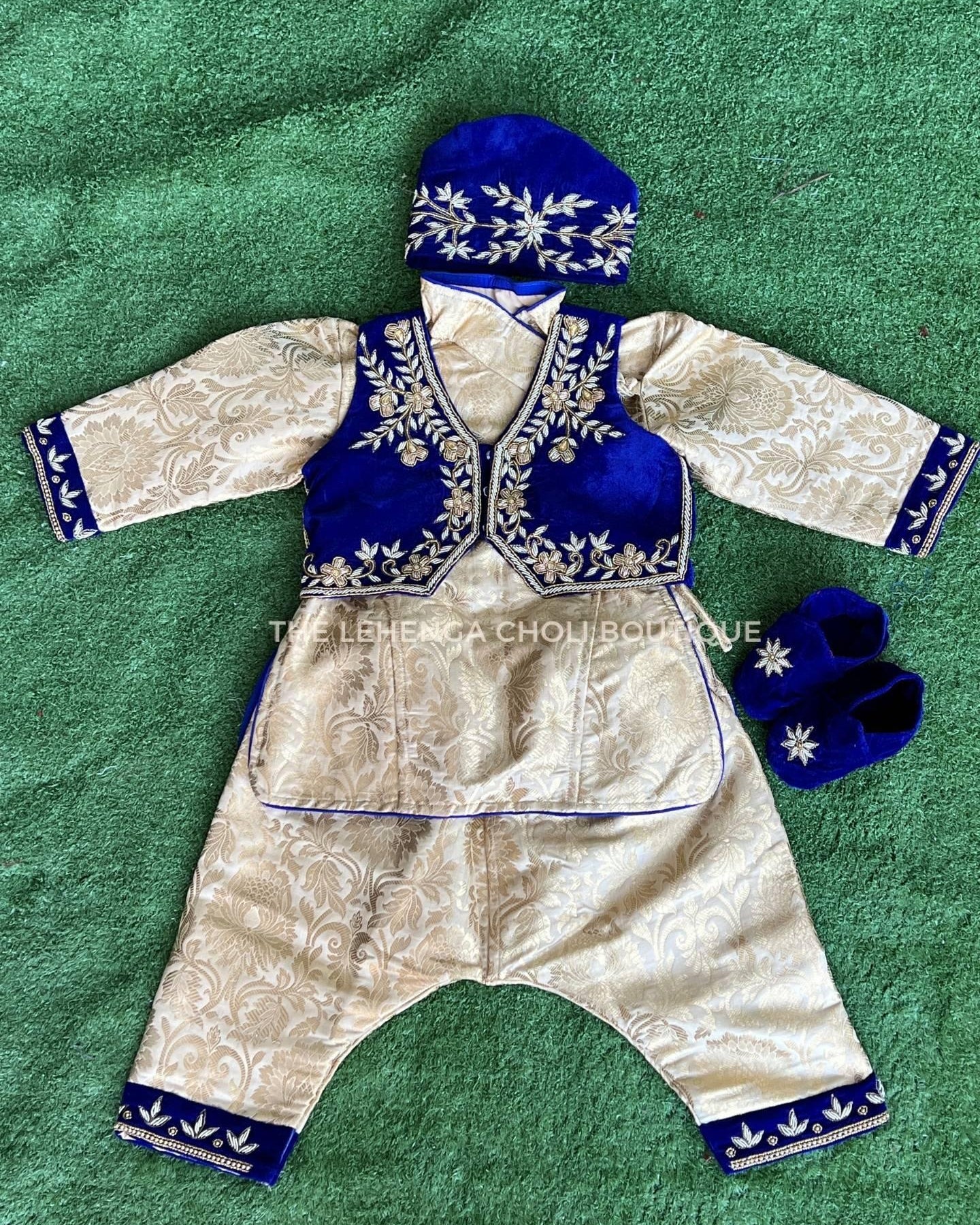 Blue Boy Pasni Dress - Boutique Nepal Au