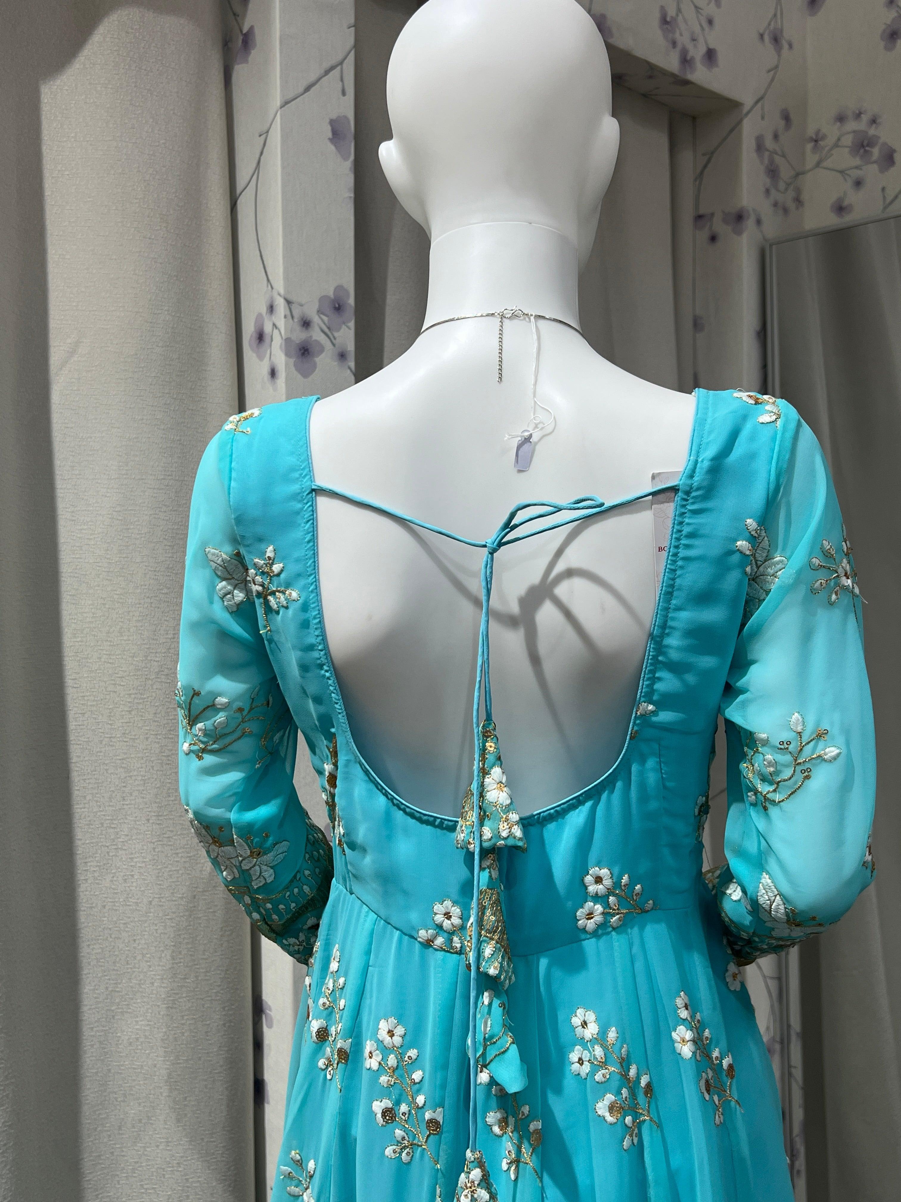 Blue Gown - Boutique Nepal