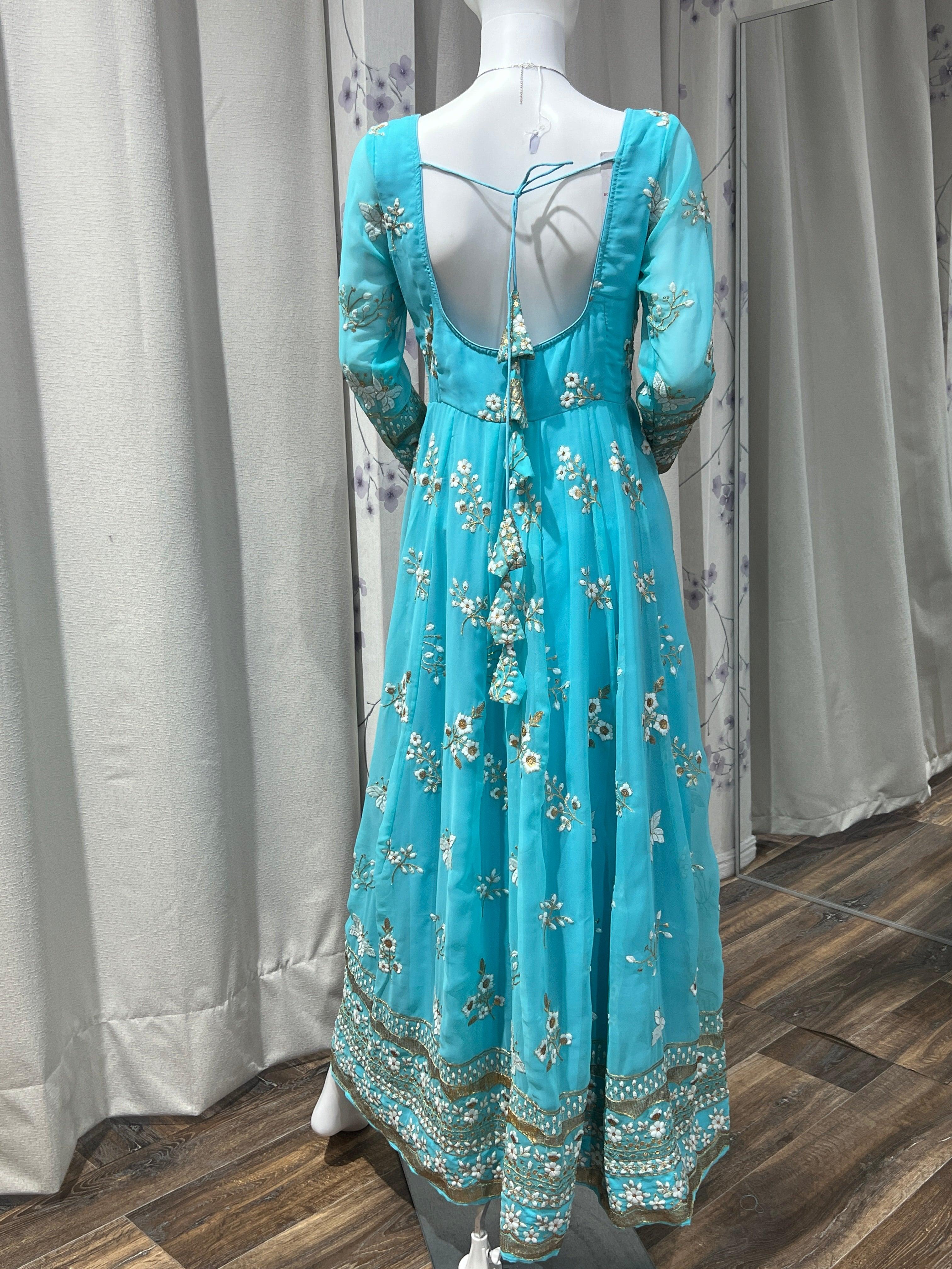 Blue Gown - Boutique Nepal