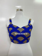 Blue Sleeveless Blouse