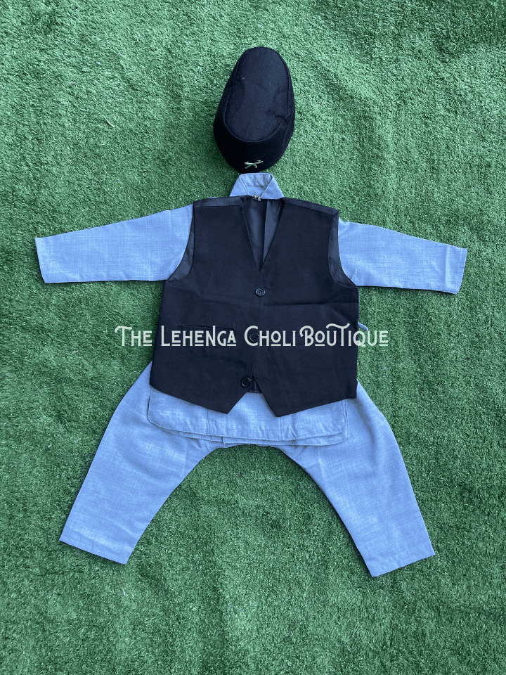 Daura Suruwal set for Boy - Boutique Nepal