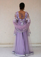 Designer Gown In Purple - Boutique Nepal