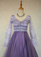 Designer Gown In Purple - Boutique Nepal