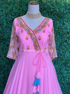 Designer Pink Anarkali Gowns - Boutique Nepal