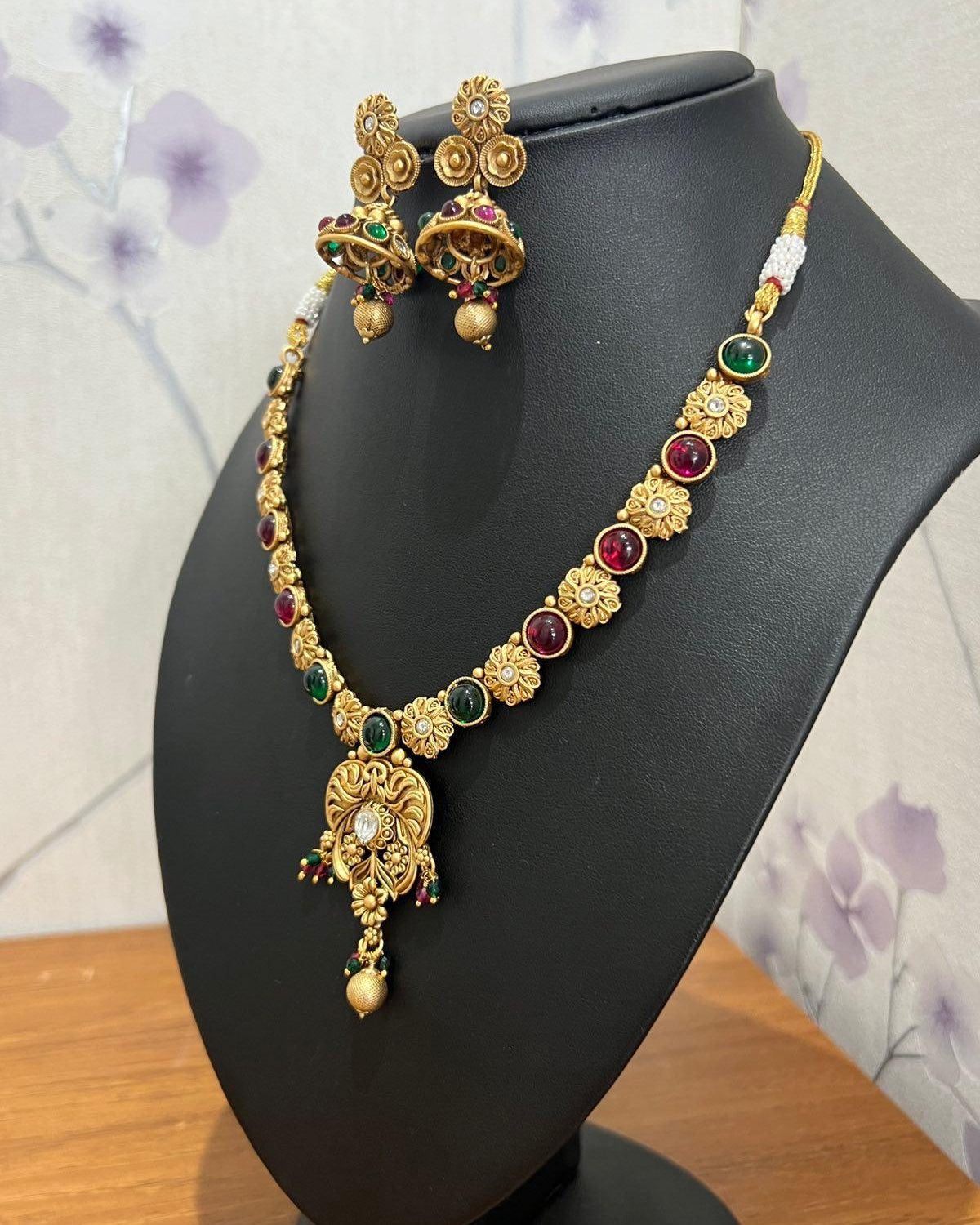 Gold Plated Temple Necklace - Boutique Nepal