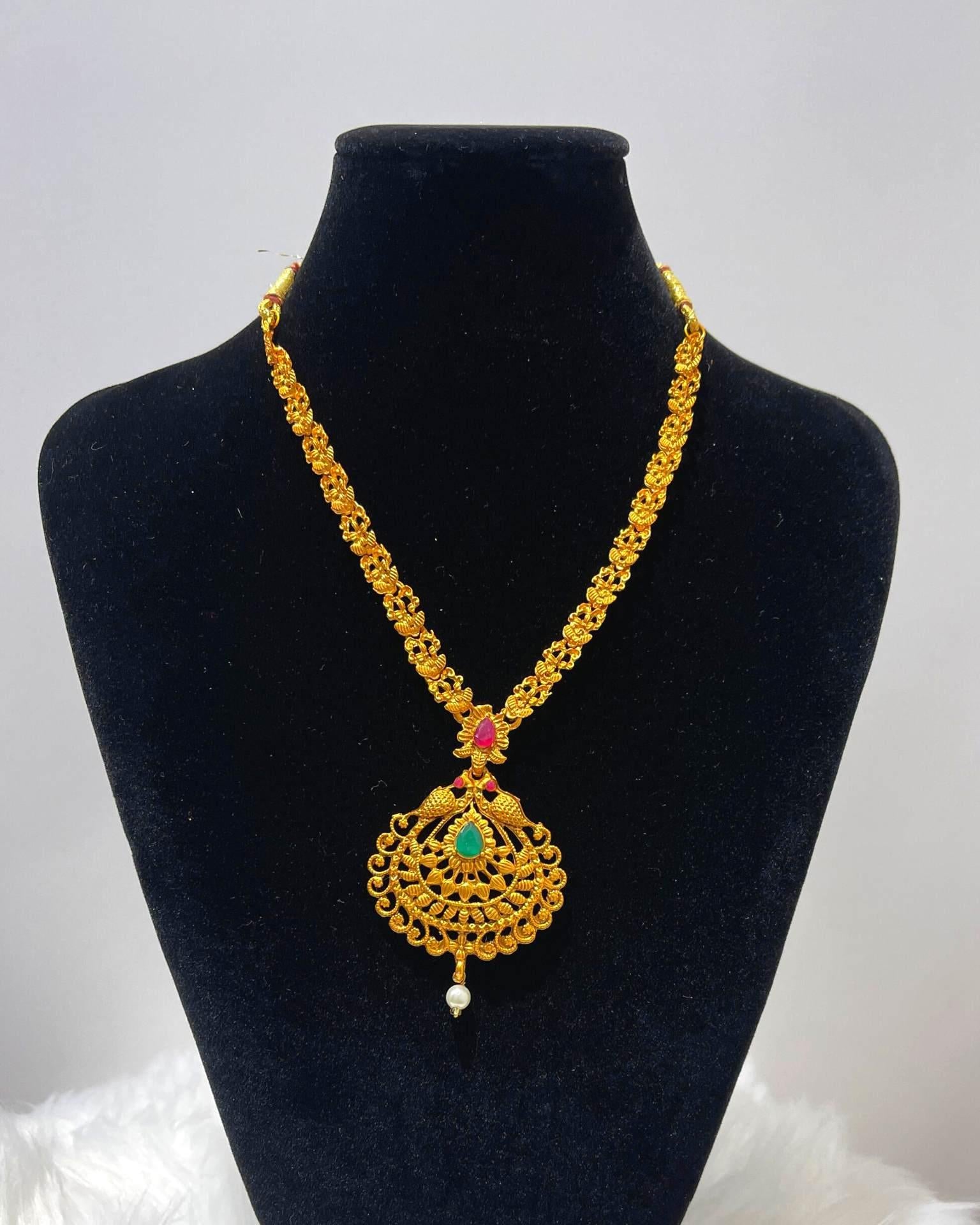 Goldplated Temple Necklace - Boutique Nepal Au