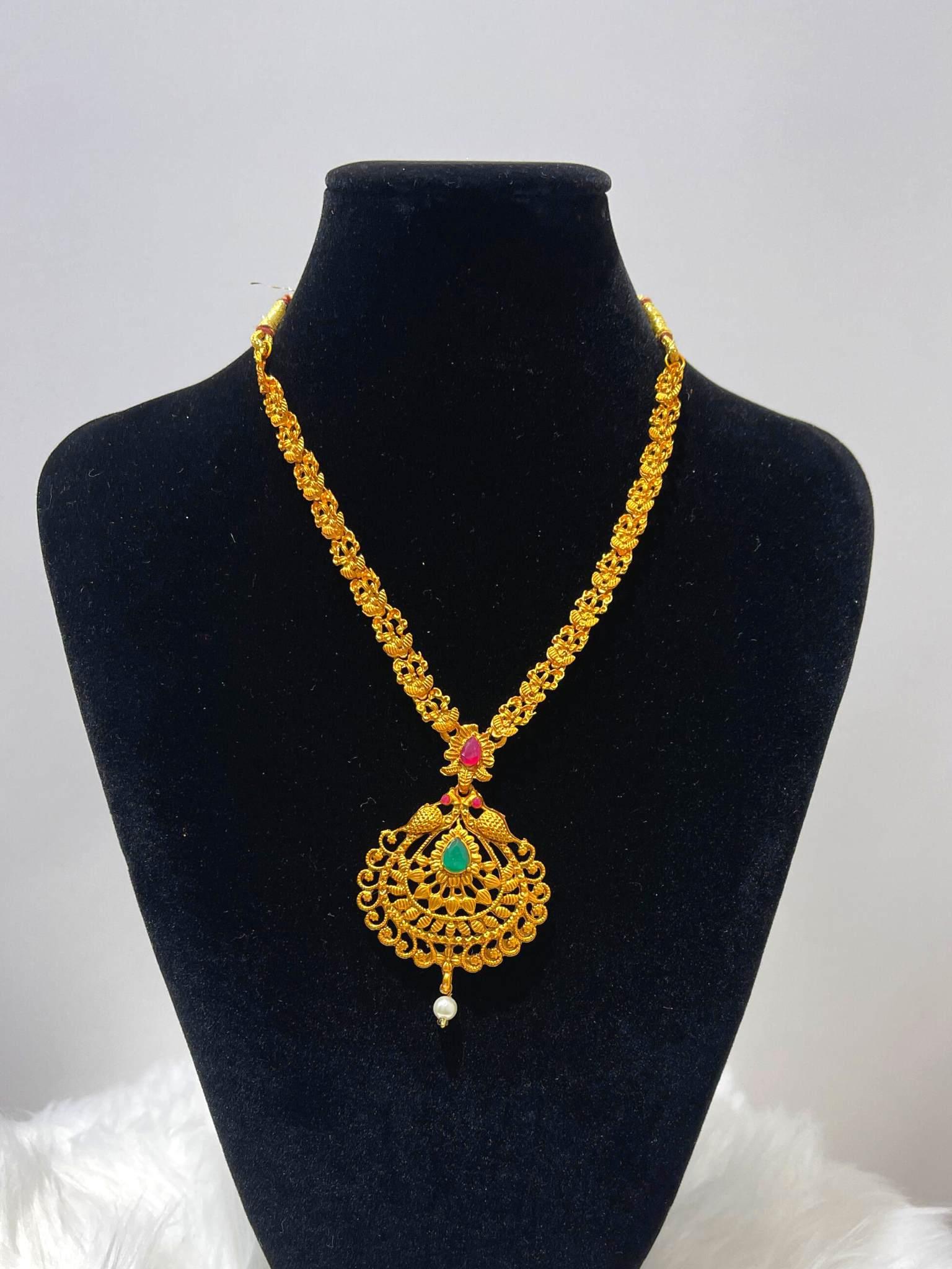 Goldplated Temple Necklace - Boutique Nepal